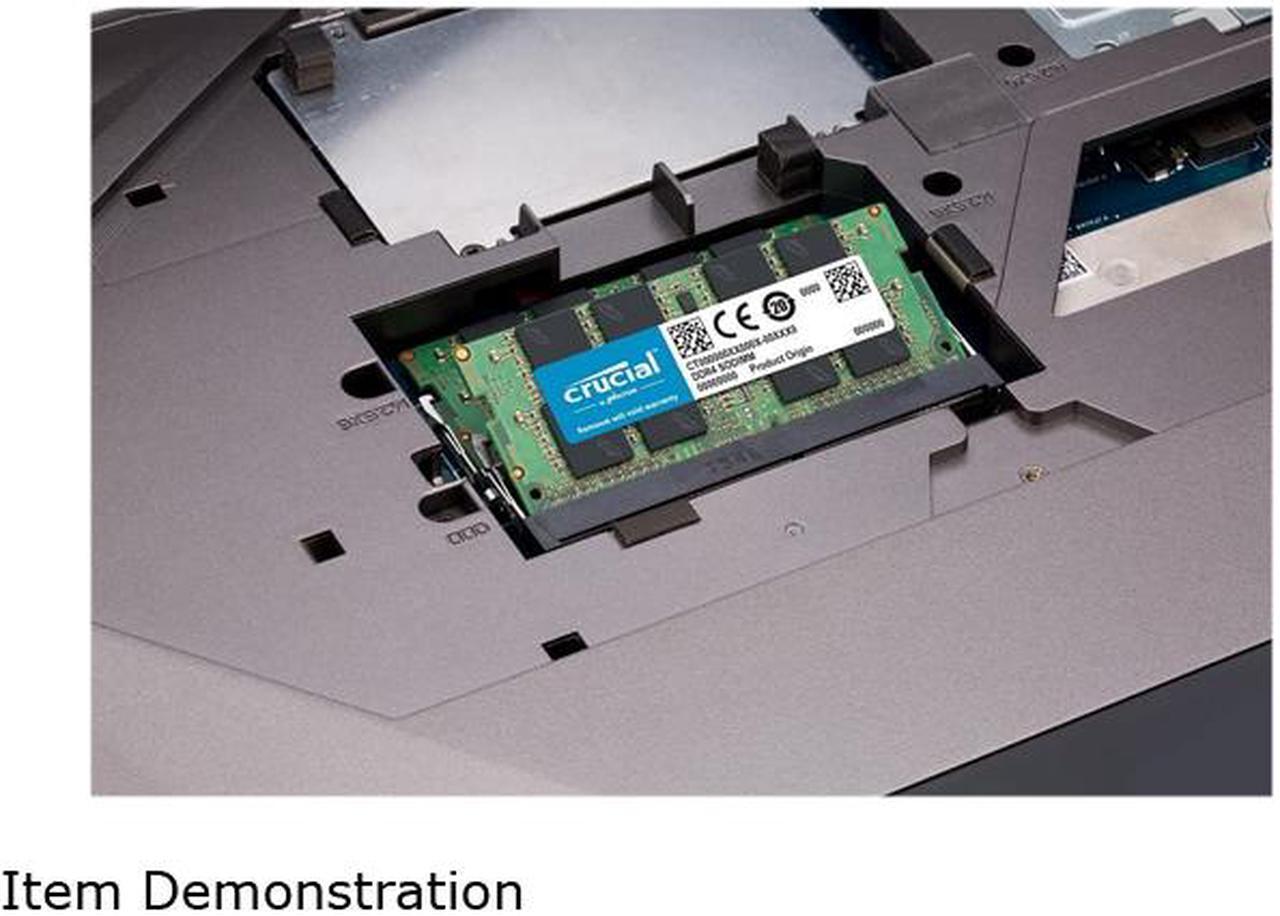 Alt view image 5 of 6 - Crucial 8GB 260-Pin DDR4 SO-DIMM DDR4 2666 (PC4 21300) Laptop Memory Model CT8G4SFRA266