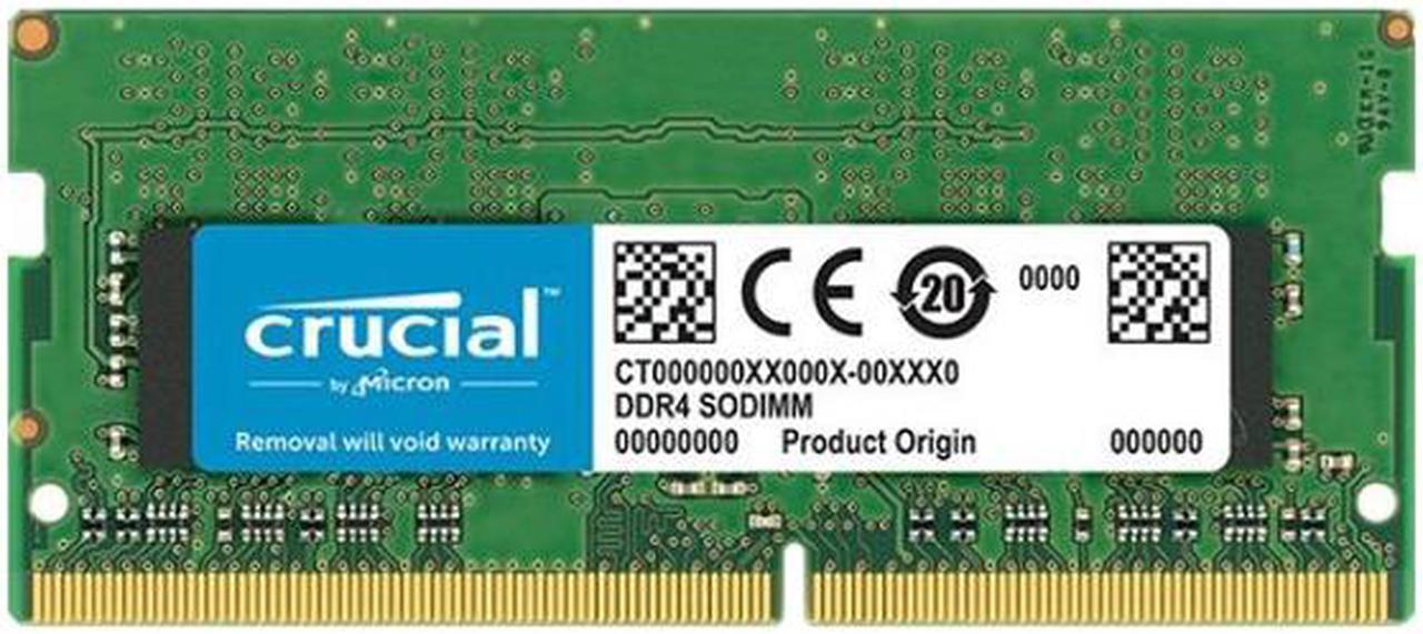 Alt view image 2 of 6 - Crucial 8GB 260-Pin DDR4 SO-DIMM DDR4 2666 (PC4 21300) Laptop Memory Model CT8G4SFRA266