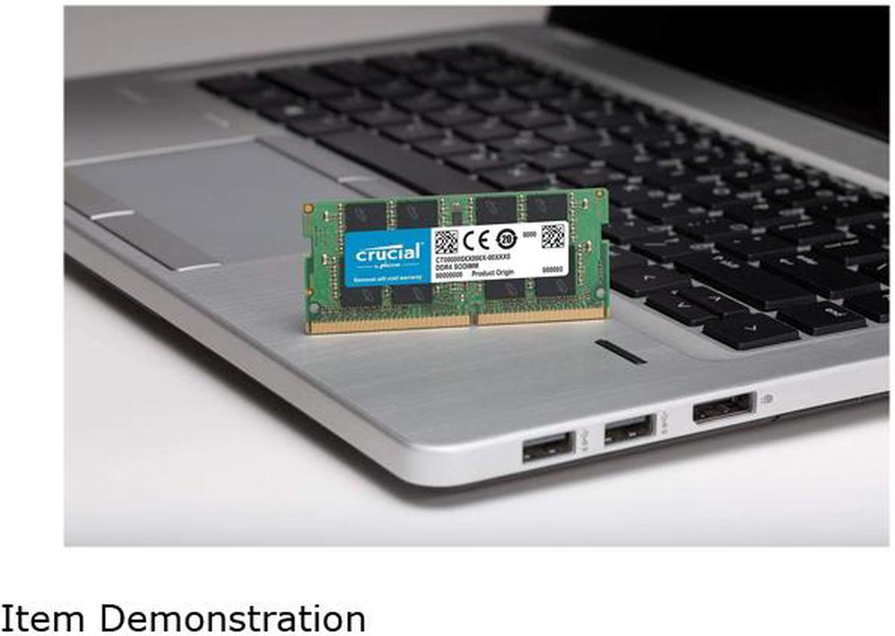 Alt view image 6 of 6 - Crucial 8GB 260-Pin DDR4 SO-DIMM DDR4 2666 (PC4 21300) Laptop Memory Model CT8G4SFRA266