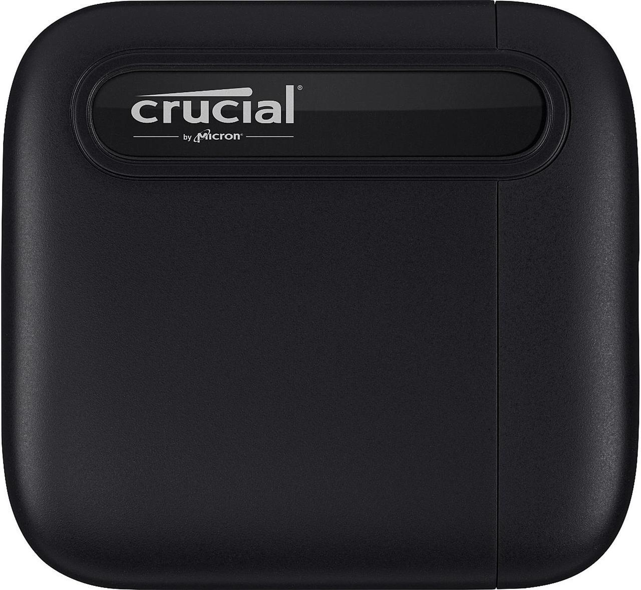 Crucial X6 1TB Portable SSD - Up to 800 MB/s - USB 3.2 - External Solid State Drive, USB-C - CT1000X6SSD9