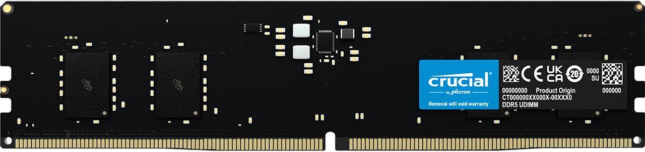 Crucial 8GB DDR5 4800 (PC5 38400) Desktop Memory Model CT8G48C40U5