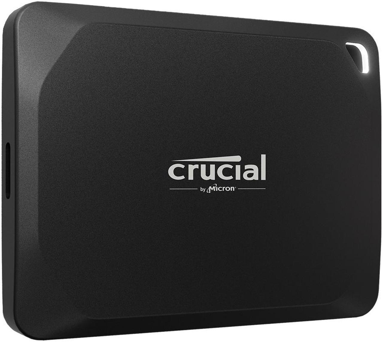 Crucial X10 Pro 1TB Portable SSD - Up to 2100MB/s read, 2000MB/s write - water and dust resistant, PC and Mac - USB 3.2 External Solid State Drive - CT1000X10PROSSD9