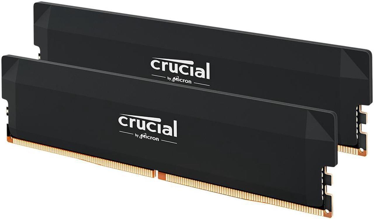 Crucial Pro Overclocking 32GB (2 x 16GB) DDR5 6400 (PC5 51200) Desktop Memory Model CP2K16G64C38U5B