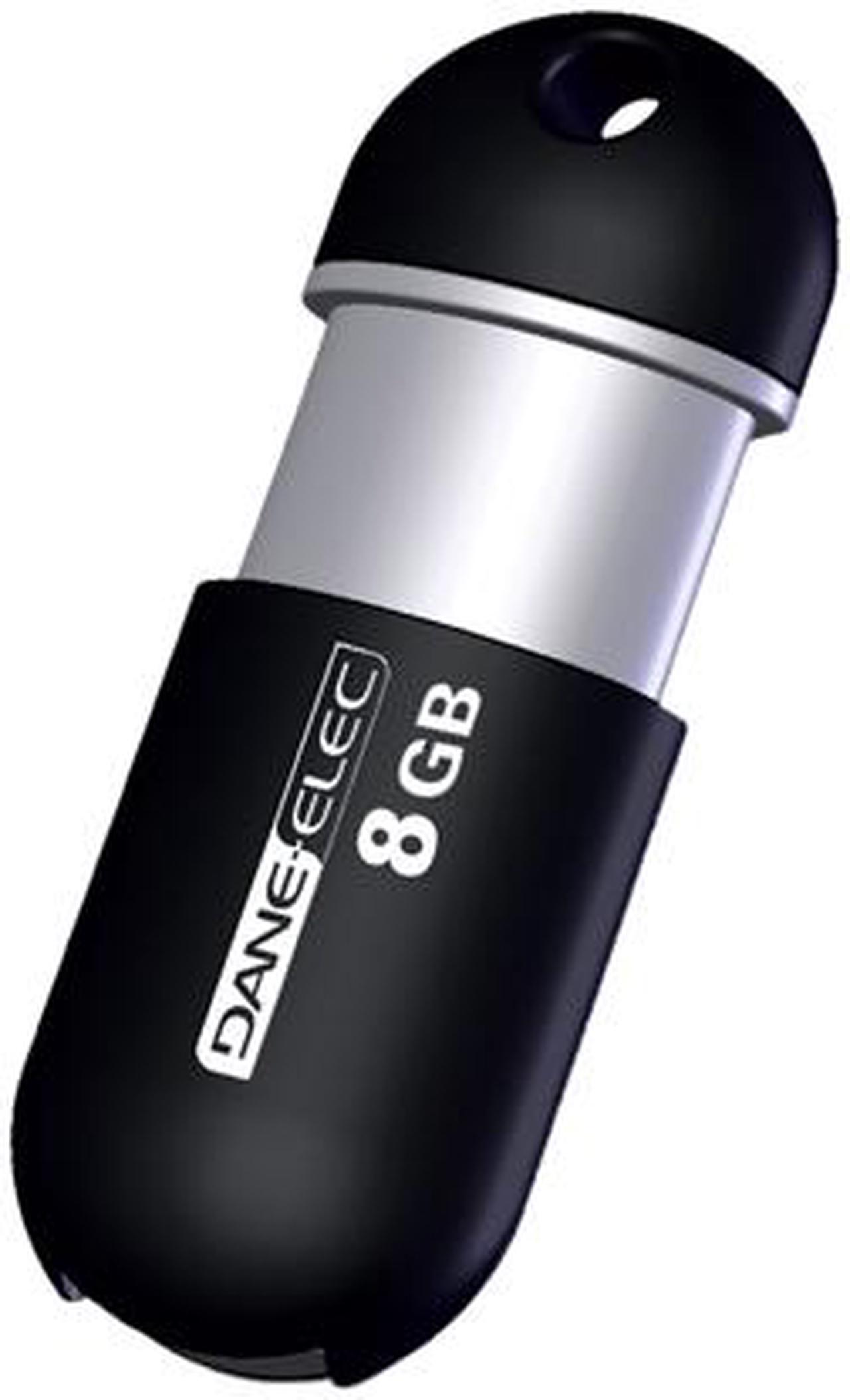 Main image of DANE-ELEC 8GB USB 2.0 Flash Drive Capless (Black) DA-ZMP-08G-CA-N4-R