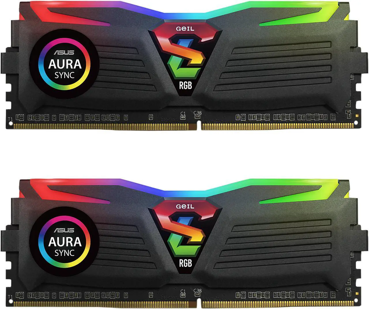 Main image of GeIL SUPER LUCE RGB SYNC 16GB (2 x 8GB) DDR4 3200 (PC4 25600) Desktop Memory Model GLS416GB3200C14DC