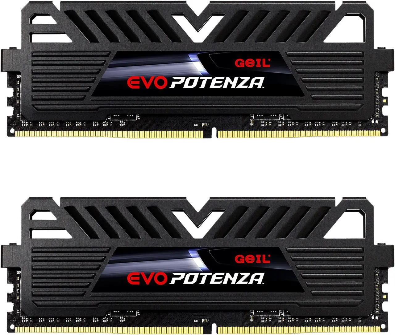 Main image of GeIL EVO POTENZA 16GB (2 x 8GB) DDR4 3200 (PC4 25600) Desktop Memory Model GAPB416GB3200C16ADC