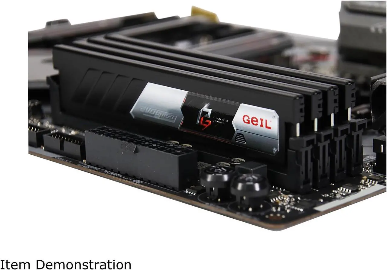 Alt view image 2 of 2 - GeIL EVO SPEAR Phantom Gaming Edition (AMD) 16GB (2 x 8GB) 288-Pin PC RAM DDR4 3000 (PC4 24000) Desktop Memory Model GASF416GB3000C16ADC