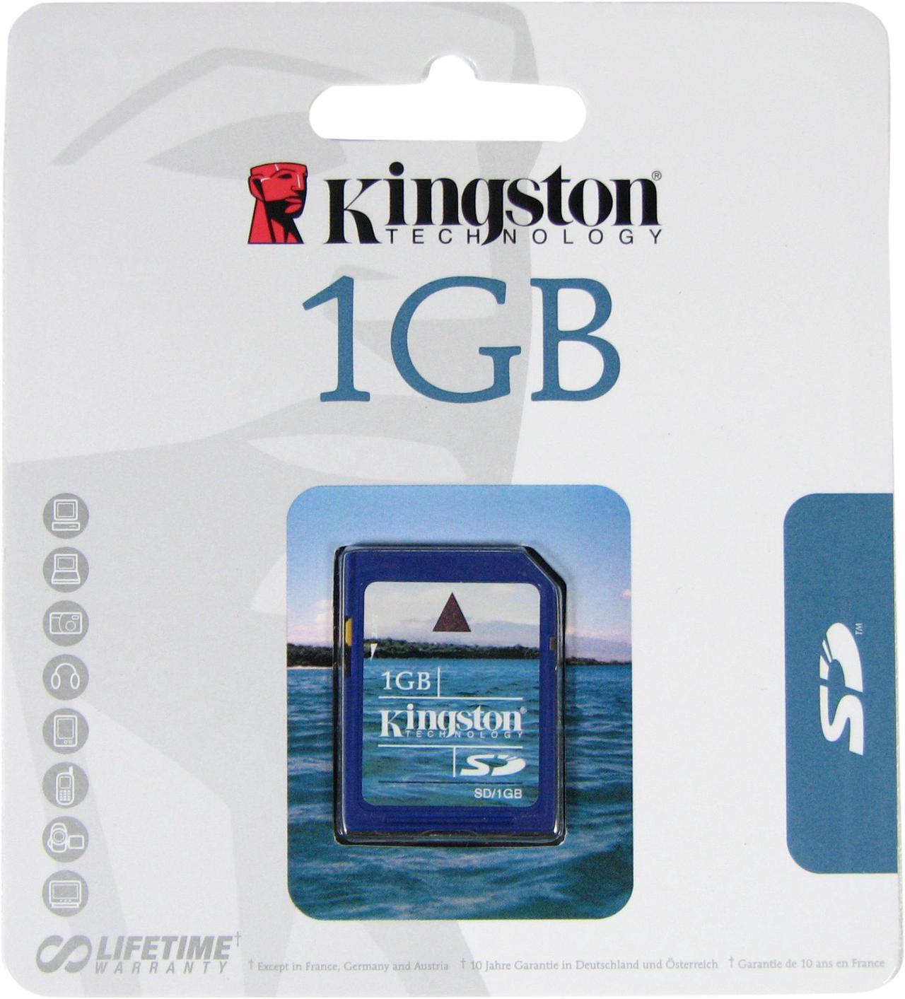 Alt view image 2 of 2 - Kingston 1GB Secure Digital (SD) Flash Card Model SD/1GB