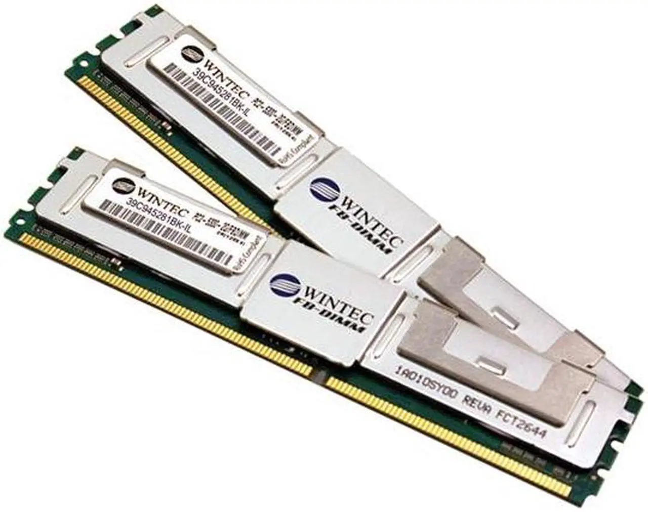 Main image of Wintec 2GB (2 x 1GB) ECC Fully Buffered DDR2 667 (PC2 5300) Dual Channel Kit Server Memory Model 39C945281BK-IL