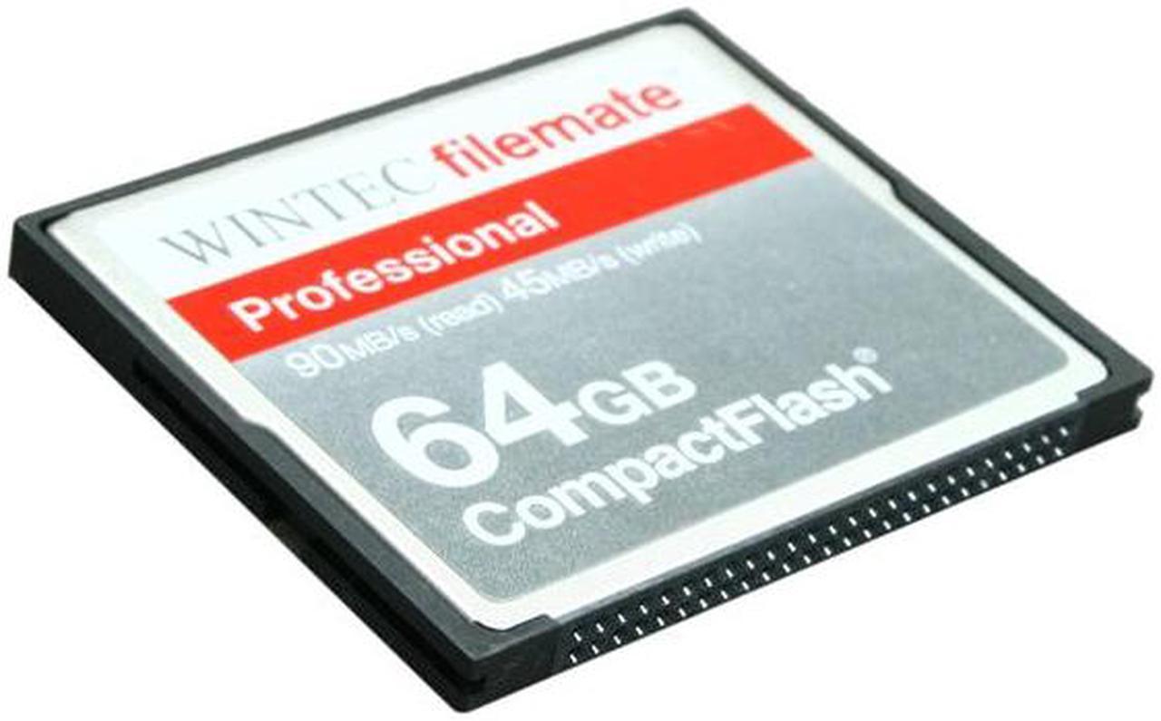 Wintec FileMate Professional 64GB Compact Flash (CF) Flash Card Model 3FMCF64GBP-R