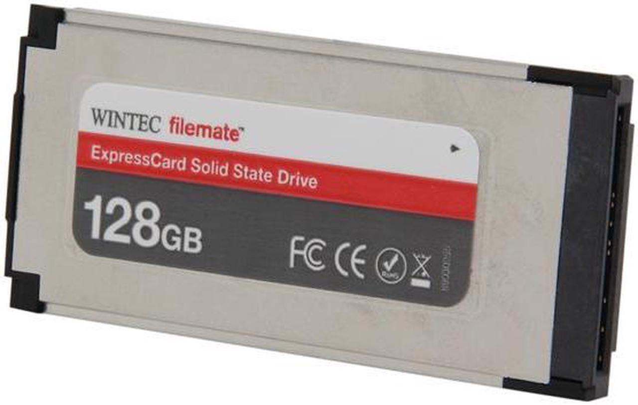 Wintec FileMate ExpressCard 34 128GB ExpressCard MLC Internal / External Solid State Drive (SSD) 3FMS4E128JM-R