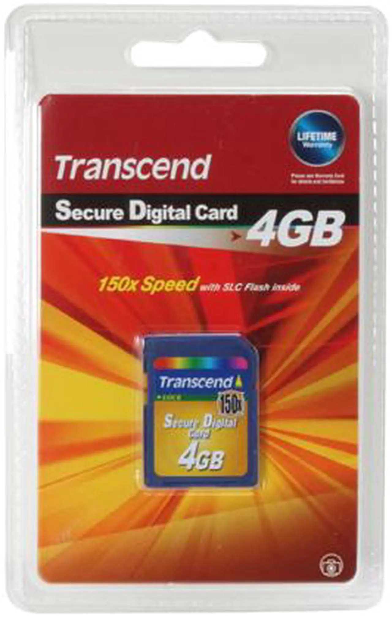 Alt view image 2 of 2 - Transcend 4GB Secure Digital (SD) Flash Card Model TS4GSD150