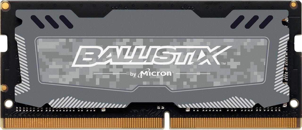 Main image of Crucial Ballistix Sport LT 2666 MHz DDR4 DRAM Laptop Gaming Memory Single 16GB CL16 BLS16G4S26BFSD (Gray)