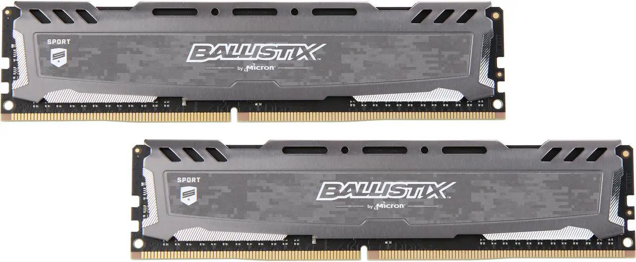 Main image of Ballistix Sport LT 16GB (2 x 8GB) DDR4 3200 (PC4 25600) Desktop Memory Model BLS2K8G4D32AESBK