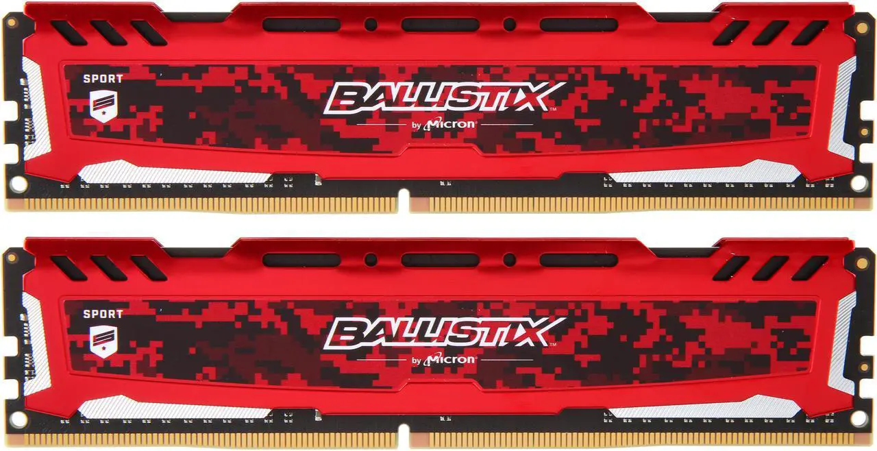Main image of Ballistix Sport LT 32GB (2 x 16GB) DDR4 3200 (PC4 25600) Desktop Memory Model BLS2K16G4D32AESE
