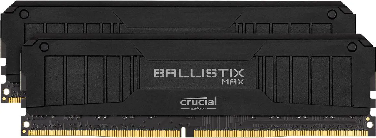 Main image of Crucial Ballistix MAX 4000 MHz DDR4 PC RAM Desktop Gaming Memory Kit 16GB (8GBx2) CL18 BLM2K8G40C18U4B (BLACK)
