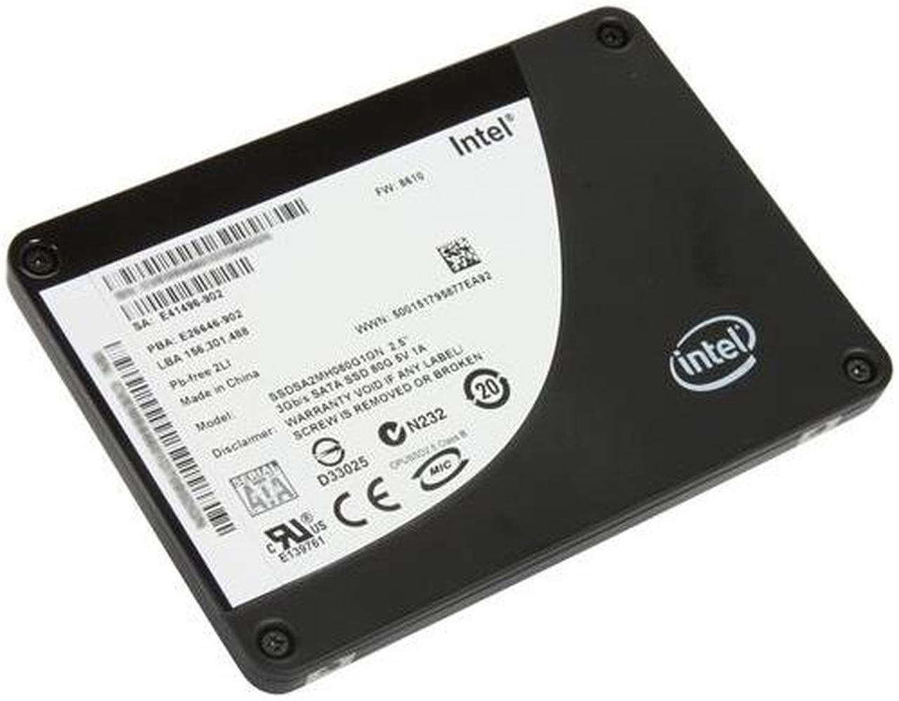 Main image of Intel X25-M 2.5" 80GB SATA II MLC Internal Solid State Drive (SSD) SSDSA2MH080G1 - OEM
