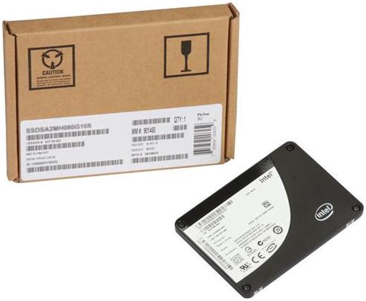Alt view image 4 of 4 - Intel X25-M 2.5" 80GB SATA II MLC Internal Solid State Drive (SSD) SSDSA2MH080G1 - OEM