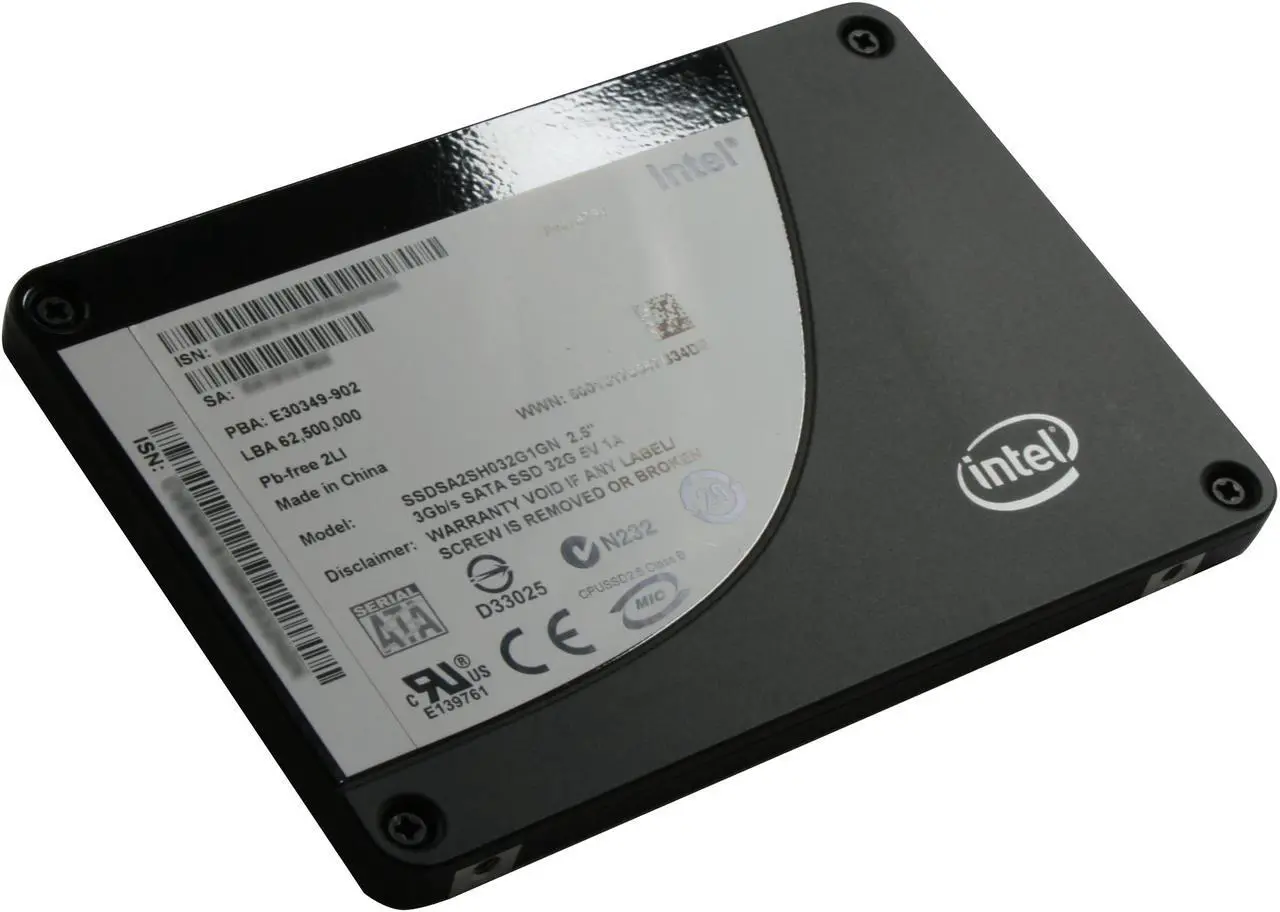 Main image of Intel X25-E SSDSA2SH032G1 2.5" 32GB SATA II SLC Enterprise Solid State Disk - OEM