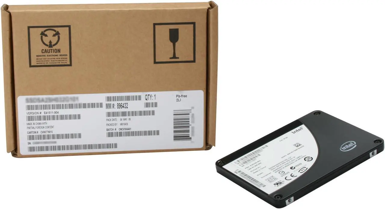 Alt view image 4 of 4 - Intel X25-E SSDSA2SH032G1 2.5" 32GB SATA II SLC Enterprise Solid State Disk - OEM