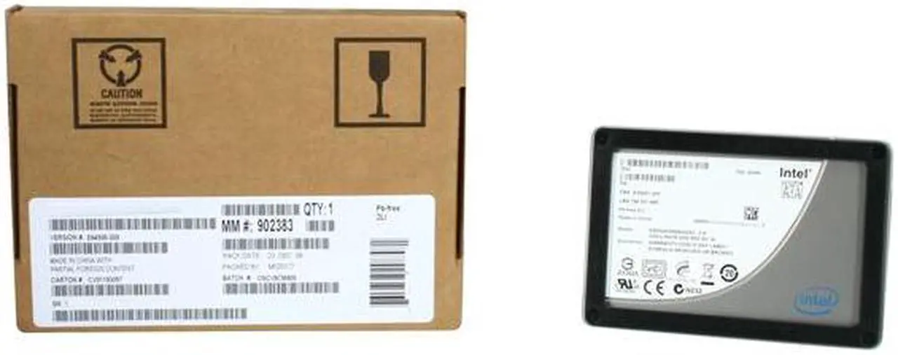 Alt view image 5 of 5 - Intel X25-M Mainstream 2.5" 80GB SATA II MLC Internal Solid State Drive (SSD) SSDSA2M080G2GC - OEM