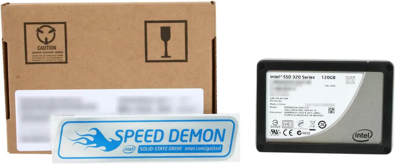 Alt view image 5 of 5 - Intel 320 Series 2.5" 120GB SATA II MLC Internal Solid State Drive (SSD) SSDSA2CW120G310
