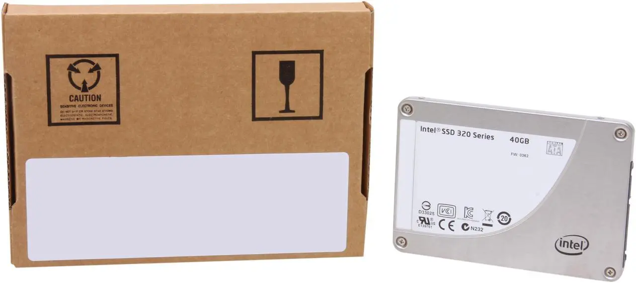 Alt view image 5 of 6 - Intel 320 Series 2.5" 40GB SATA II MLC Internal Solid State Drive (SSD) SSDSA2BT040G301