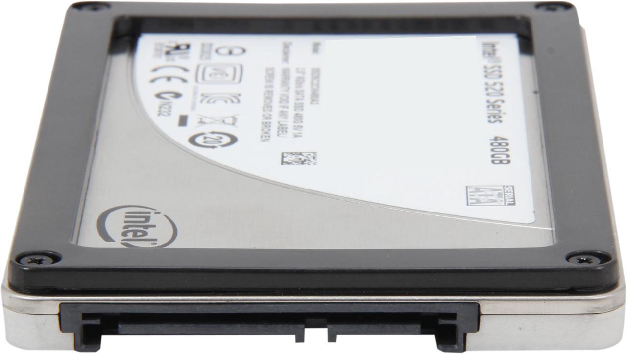 Alt view image 3 of 5 - Intel 520 Series Cherryville 2.5" 480GB SATA III MLC Internal Solid State Drive (SSD) SSDSC2CW480A310