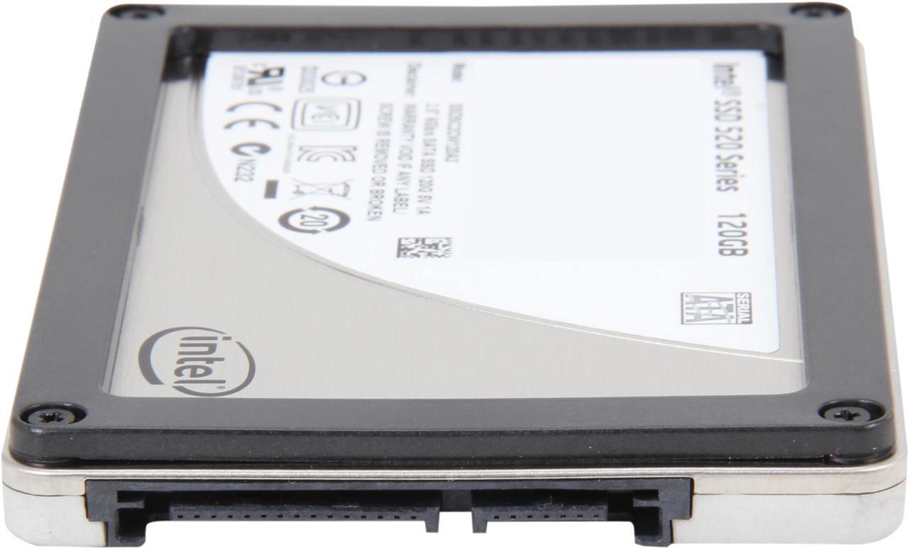 Alt view image 3 of 5 - Intel 520 Series Cherryville 2.5" 120GB SATA III MLC Internal Solid State Drive (SSD) SSDSC2CW120A310