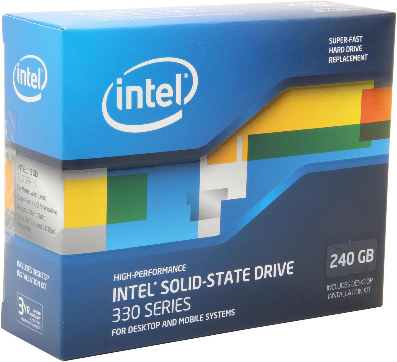 Intel 330 Series 2.5" 240GB SATA III MLC Internal Solid State Drive (SSD) SSDSC2CT240A3K5