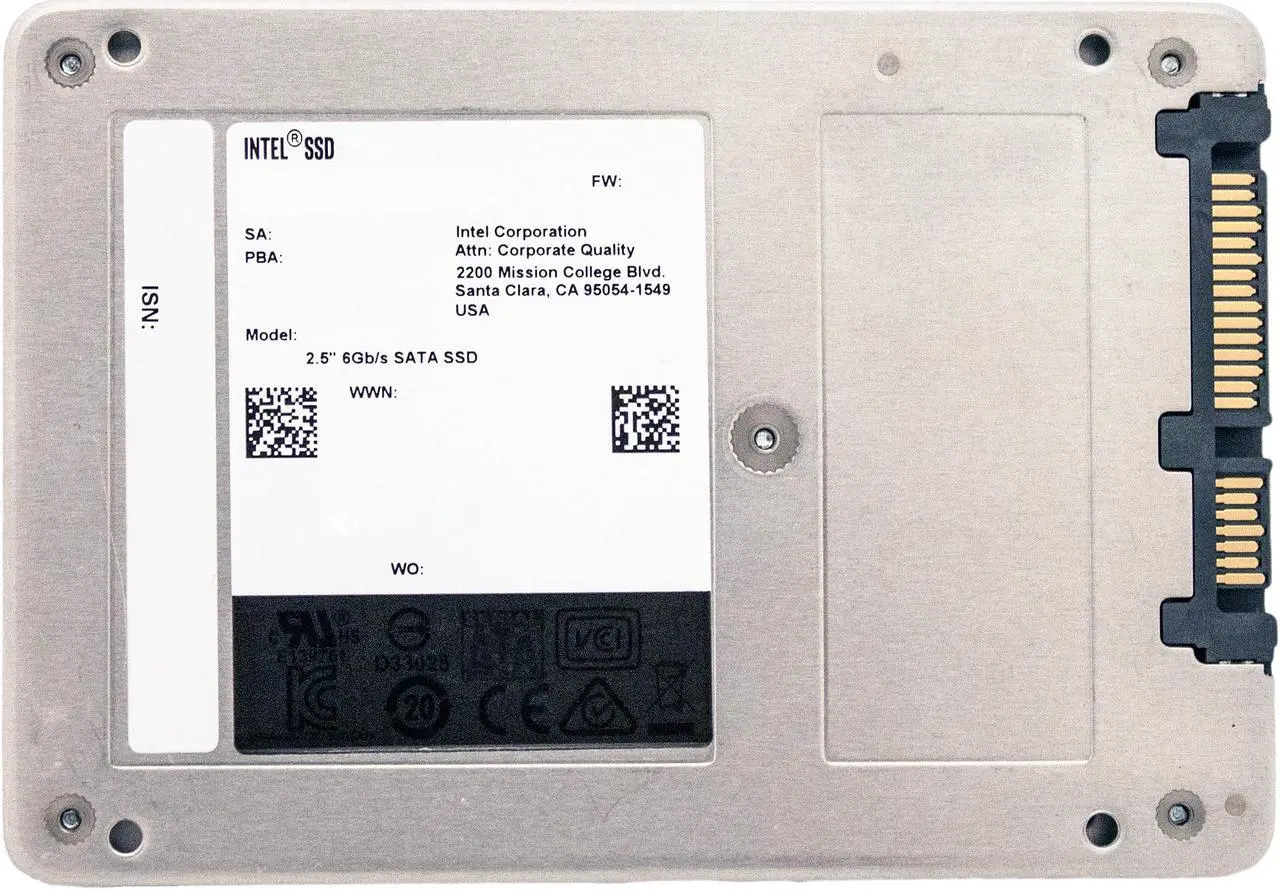 Alt view image 4 of 5 - Intel 545s 2.5" 256GB SATA III 64-Layer 3D NAND TLC Internal Solid State Drive (SSD) SSDSC2KW256G8X1