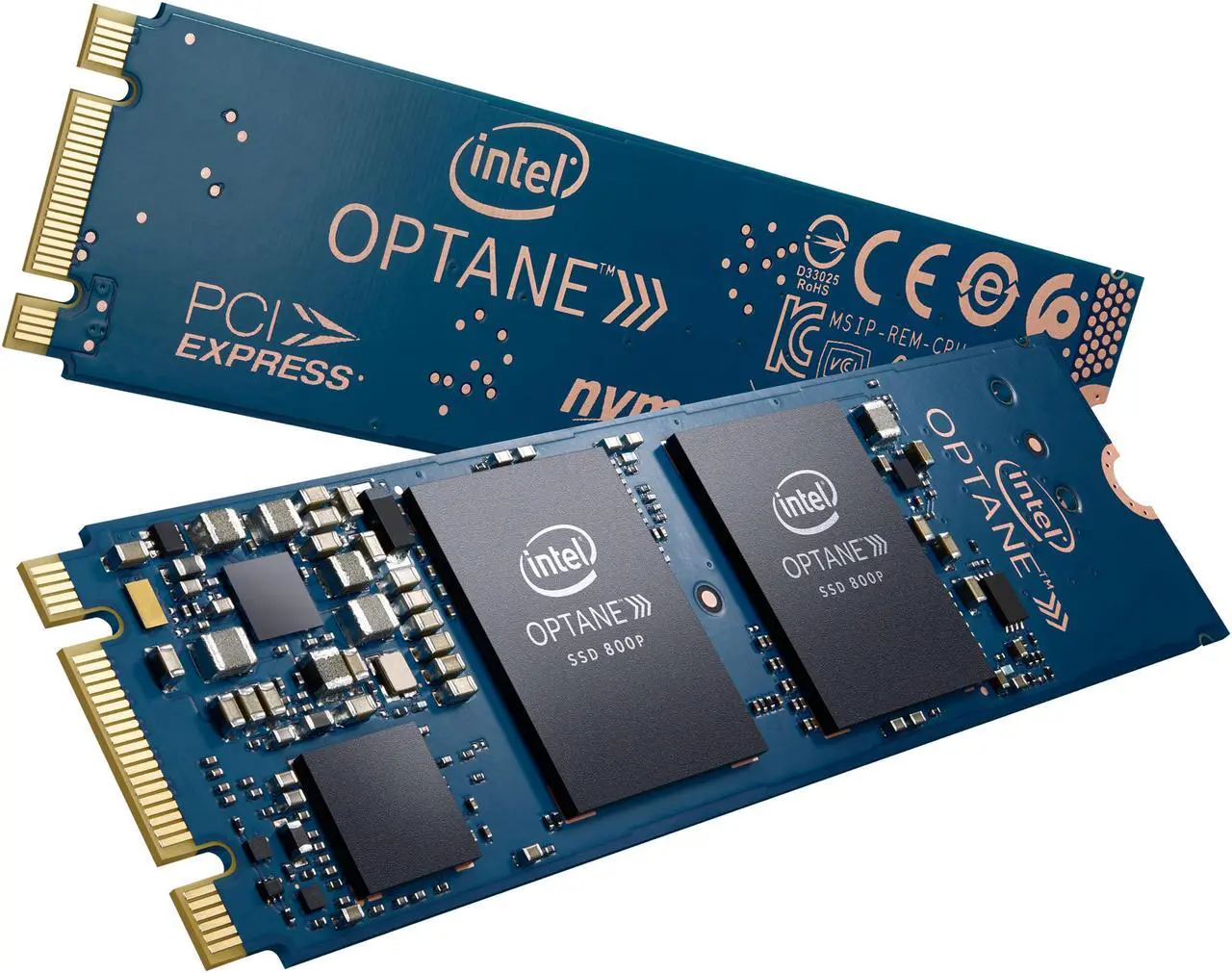 Alt view image 9 of 10 - Intel Optane SSD 800P Series (60GB, M.2 80mm PCIe 3.0, 3D XPoint) - SSDPEK1W060GAXT
