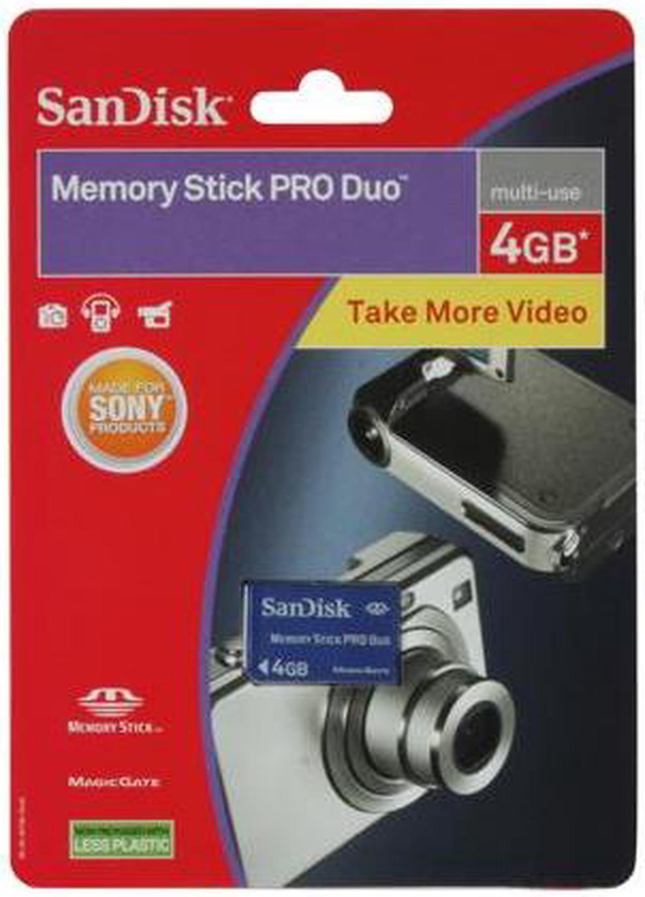 Alt view image 3 of 3 - SanDisk 4GB Memory Stick Pro Duo (MS Pro Duo) Flash Card Model SDMSPD-4096-A11