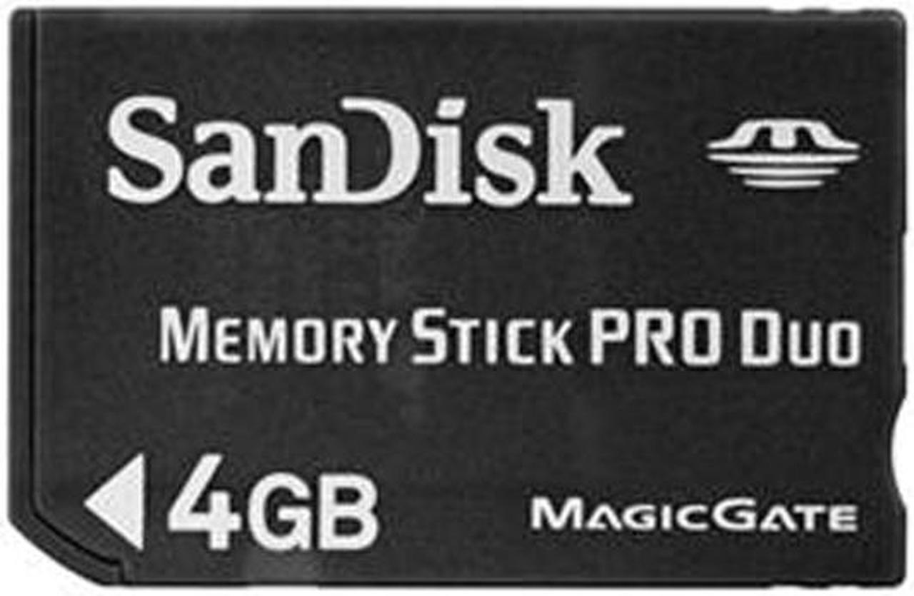 Alt view image 2 of 3 - SanDisk 4GB Memory Stick Pro Duo (MS Pro Duo) Flash Card Model SDMSPD-4096-A11