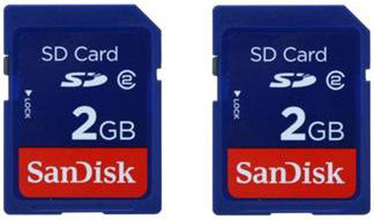 SanDisk 4GB (2GB x 2) Secure Digital (SD) Flash Card Model SDSDB22048A11