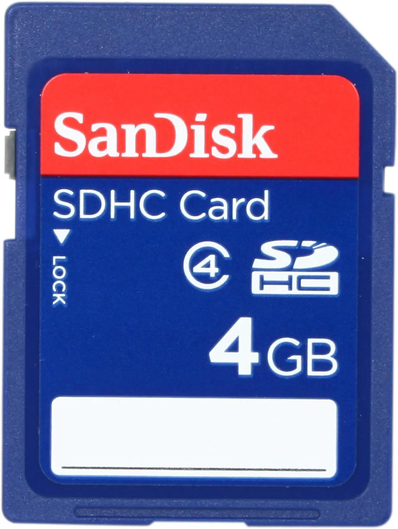 SanDisk 4GB Secure Digital High-Capacity (SDHC) Flash Card Model SDSDB ...