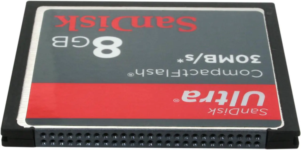 Alt view image 3 of 5 - SanDisk Ultra 8GB Compact Flash (CF) Flash Card