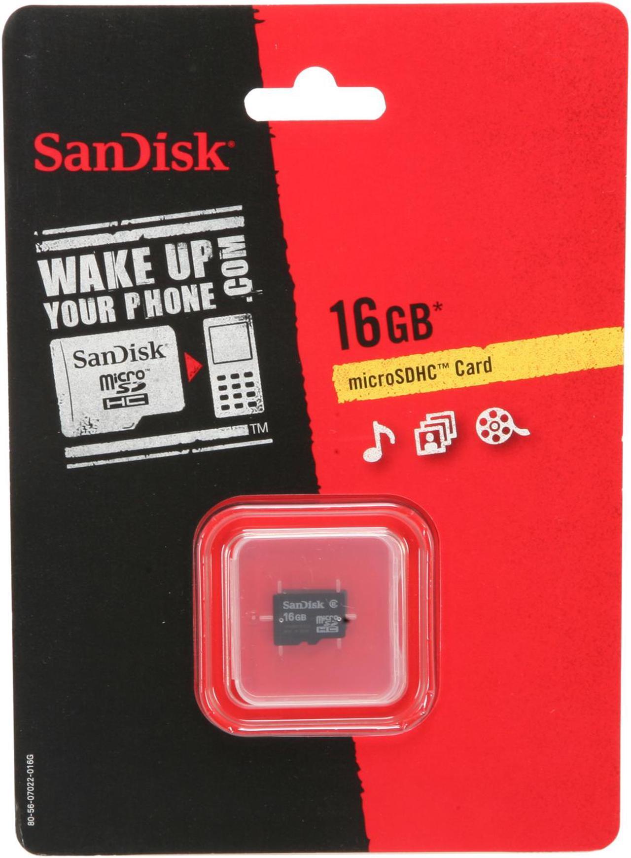 Alt view image 2 of 2 - SanDisk 16GB microSDHC Flash Card Model SDSDQ-016G-A11M