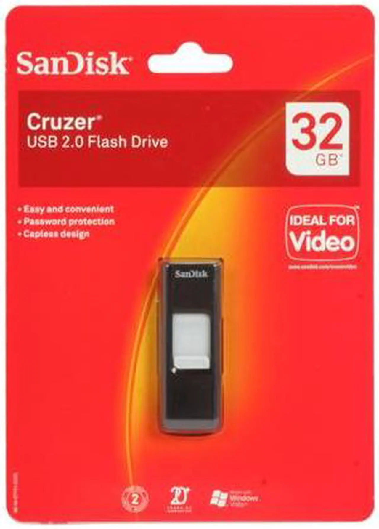 Alt view image 2 of 3 - SanDisk Cruzer 32GB Flash Drive (USB2.0 Portable) SDCZ36-032G-A11