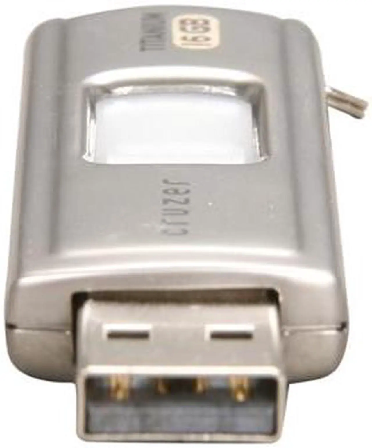Alt view image 2 of 5 - SanDisk Ultra Cruzer Titanium 16GB Flash Drive (USB2.0 Portable) SDCZ7-016G-A11