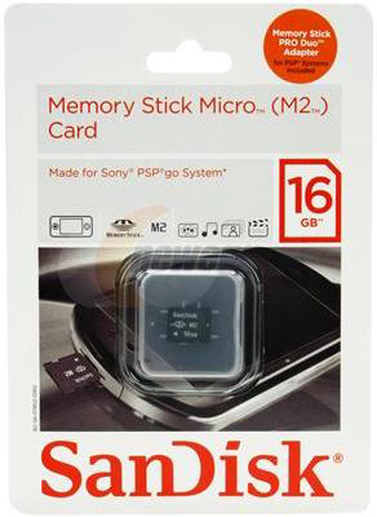 Alt view image 3 of 3 - SanDisk Gaming 16GB Memory Stick Micro (M2) Flash Card Model SDMSM2G-016G-A11