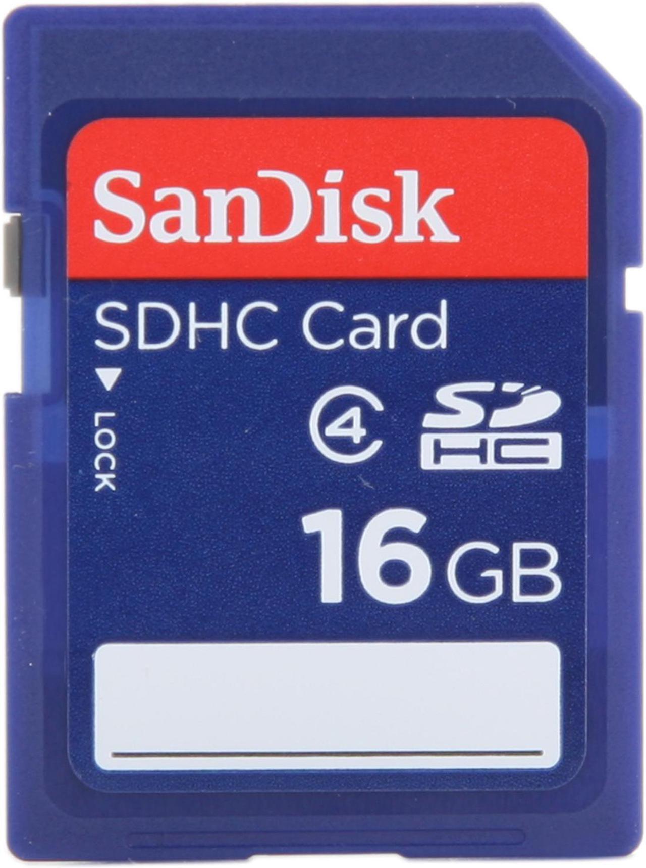 SanDisk 16GB Secure Digital High-Capacity (SDHC) Flash Card Model SDSDB-016G-B35