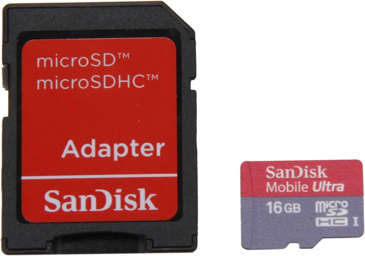Main image of SanDisk Mobile Ultra 16GB microSDHC Flash Card Model SDSDQY-016G-A11A