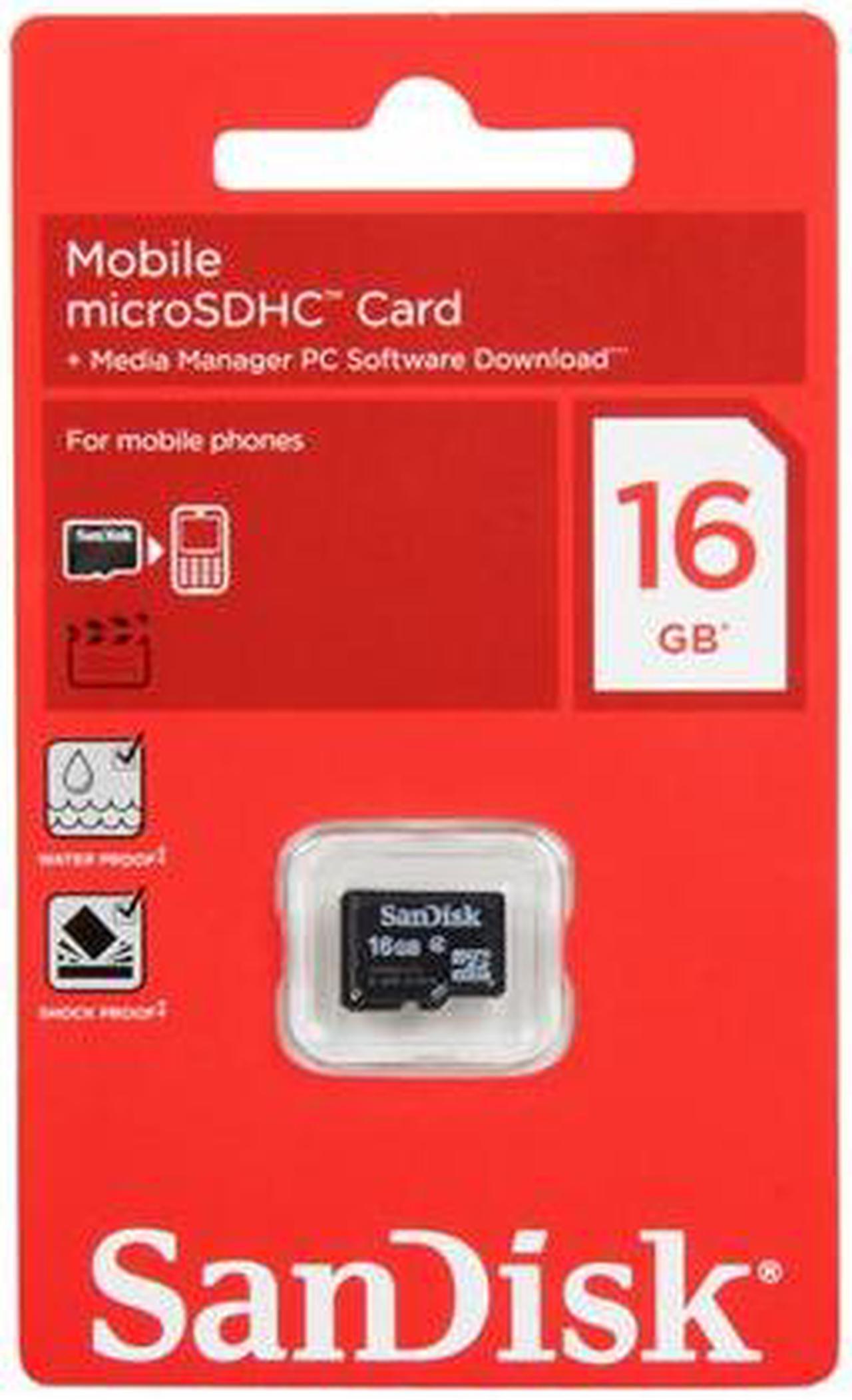 Alt view image 3 of 3 - SanDisk 16GB microSDHC Flash Card Model SDSDQM-016G-B35