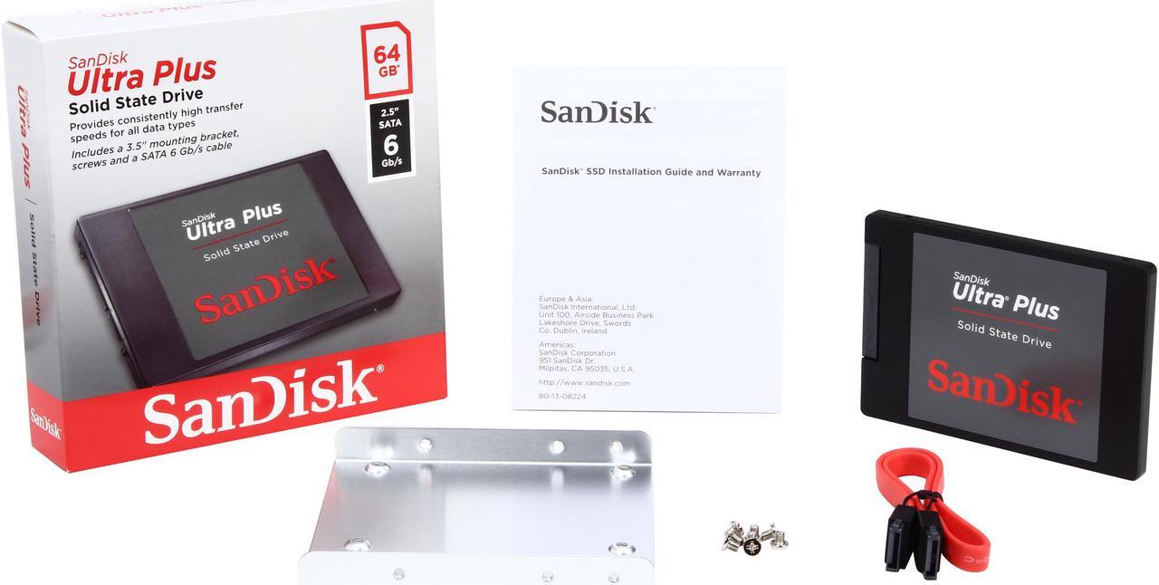 Alt view image 5 of 5 - SANDISK SDSSDHP-064G-G26 64 GB ULTRA PLUS SSD
