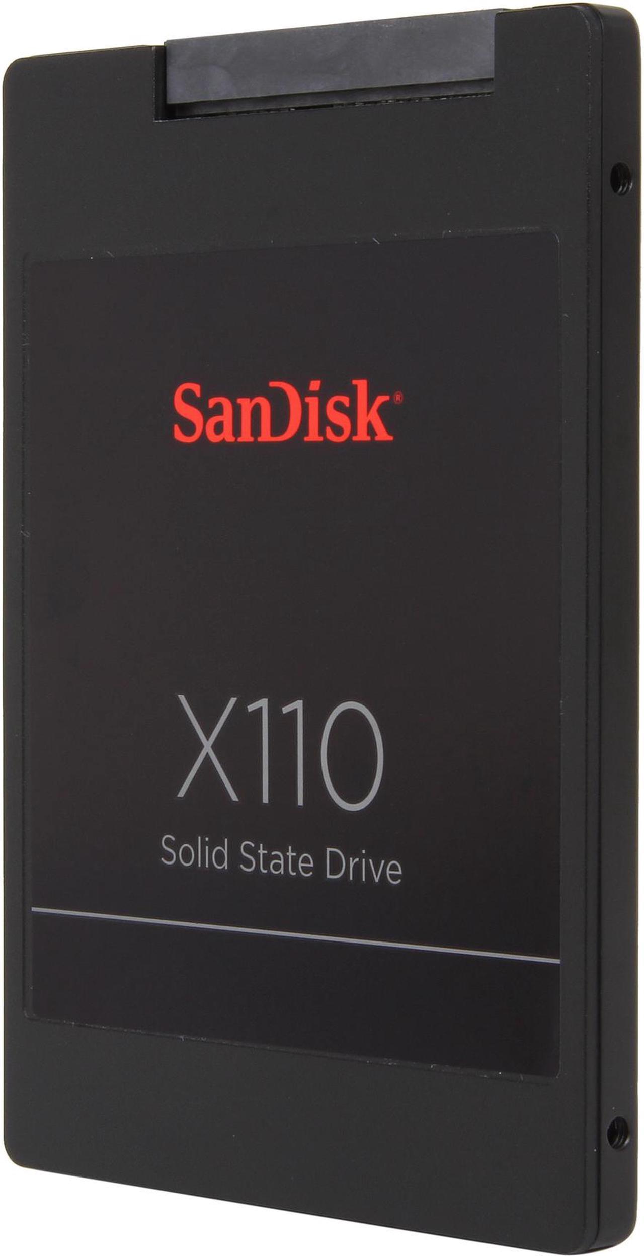 SanDisk X110 2.5" 256GB SATA III MLC Internal Solid State Drive (SSD) SD6SB1M-256G-1022I