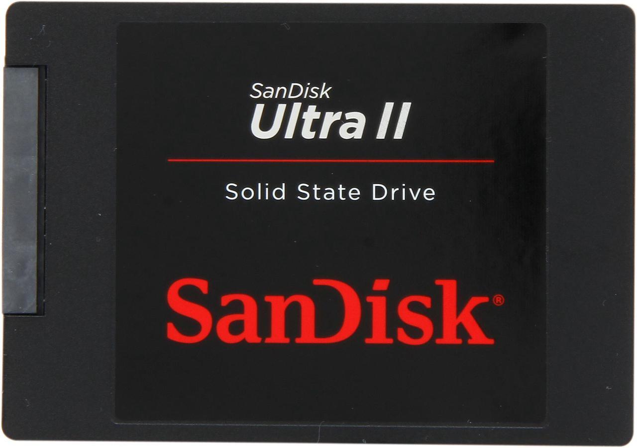 Alt view image 2 of 5 - SanDisk Ultra II 2.5" 240GB SATA III Internal Solid State Drive (SSD) SDSSDHII-240G-G25