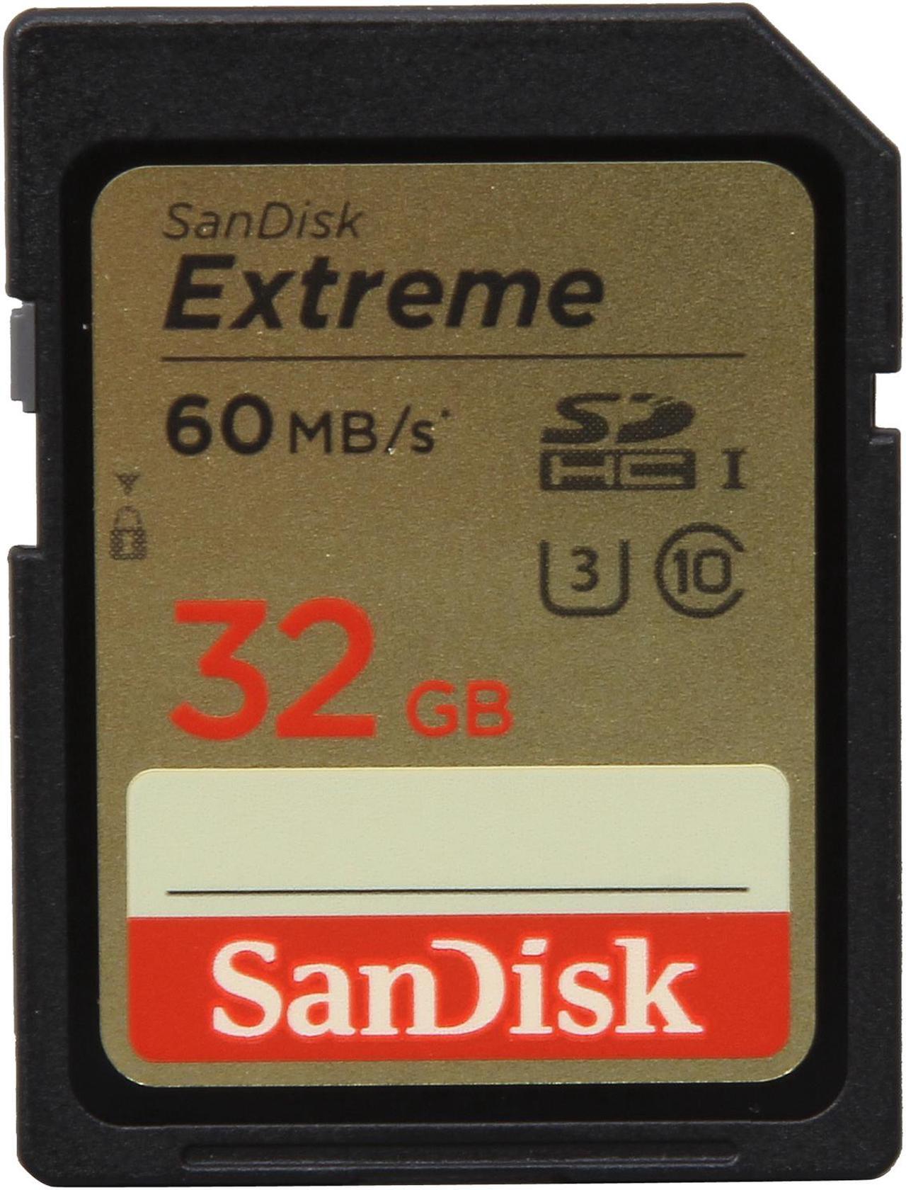 Alt view image 3 of 9 - SanDisk Extreme 32GB Secure Digital High-Capacity (SDHC) Flash Card - Global Model SDSDXN-032G-G46