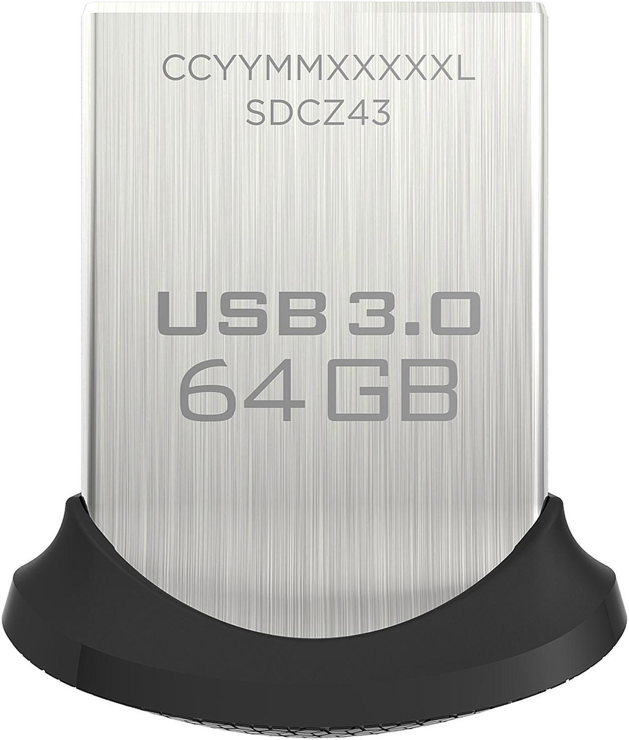 Main image of SanDisk 64GB Ultra Fit CZ43 USB 3.0 Flash Drive, Speed Up to 150MB/s (SDCZ43-064G-GAM46)
