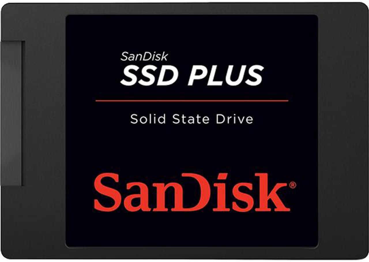 SanDisk SSD Plus 480GB Internal SSD - SATA III 6Gb/s, 2.5"/7mm - SDSSDA-480G-G26